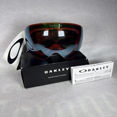 スキー・スノーボードアクセサリー OAKLEY Flight Deck XM Oakley Flight Deck XM Retro Prizm Ski Goggles White/HI Pink | eBay