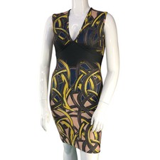 Yigal Azrouel Womens Size 12 Dress Scuba Sheath Sleeveless Stretch USA Made