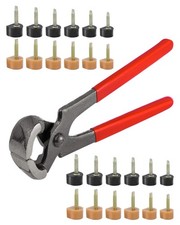 High Heel Replacement Tips Kit with Pliers 24 Pairs Heel Repair Set