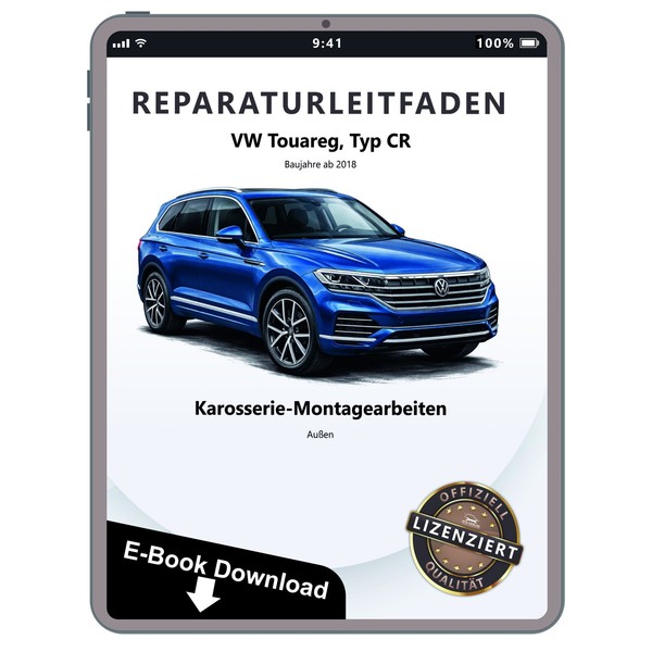 VW Touareg CR (18>) Karosserie Montagearbeiten AußEn Werkstatthandbuch PDF Datei-image