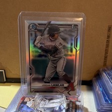 2021 Bowman Draft Chrome Refractor Rookie Jordan Lawlar BDC-194 Diamondbacks