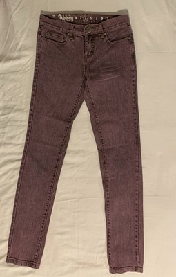 Abbey Dawn Rockstar Y2K Vintage Purple Acid-Wash Juniors Size 3 Jeans