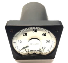Westinghouse A-C Megawatts Panel Meter KP-241 USED