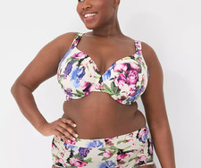 Cacique Lane Bryant Womens Modern Luxe Lightly Lined Full Coverage Bra sz 44DDD