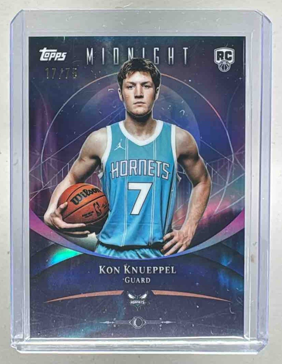 Kon Knueppel 2025 Topps Midnight #64 Dusk Rookie RC /75