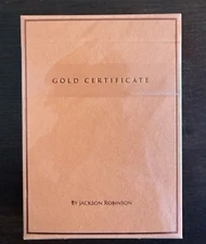 Kings Wild Project Gold Certificate Playing Cards
