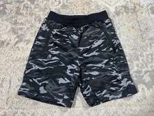 Under Armour UA Black  Grey Camouflage Shorts Toddler Kids Size 4