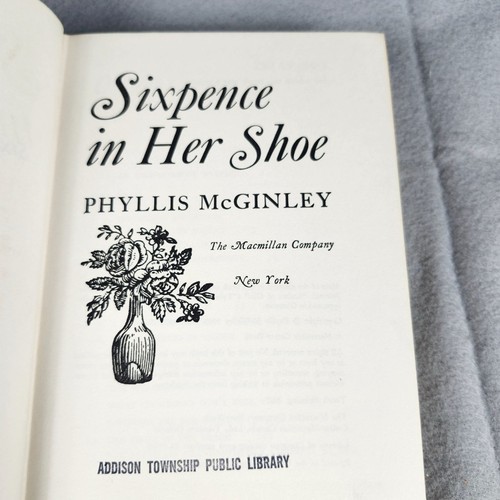 Sixpence In Her Shoe By Phyllis McGinley Hardcover 1965 - Picture 2 of 8