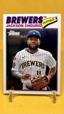 2026 Topps Heritage - Jackson Chourio #272 Chrome Base Brewers 