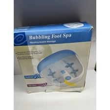 Bubbling Foot Spa Vibrating Bubble Massage with 4 Removable Rollers J0102-2-14-4