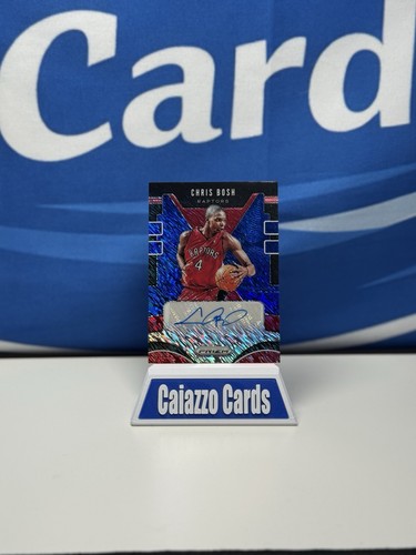 Chris Bosh [Blue Shimmer] #CBS 2019 Panini Prizm Signatures card