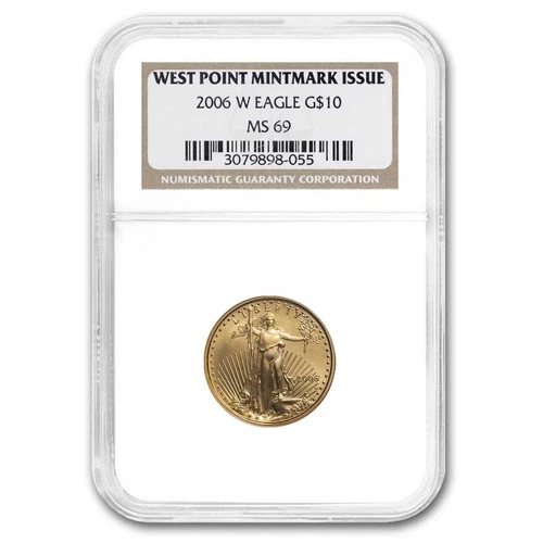 2006-W 1/4 oz Burnished American Gold Eagle MS/SP-69 NGC