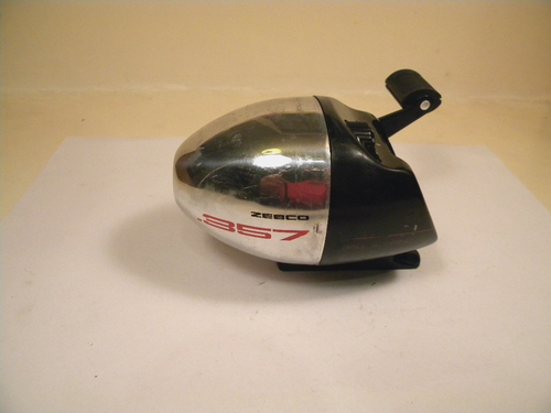Vintage Zebco Silver Bullet .357 357 Gießrolle Made in USA