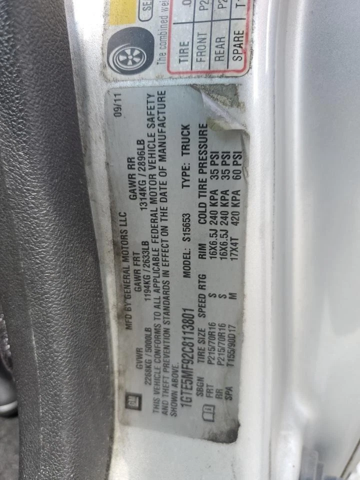 Used Front Right Fender fits: 2012 Gmc Canyon R. w/o fender flare Front Right Gr Foto 4 de 4