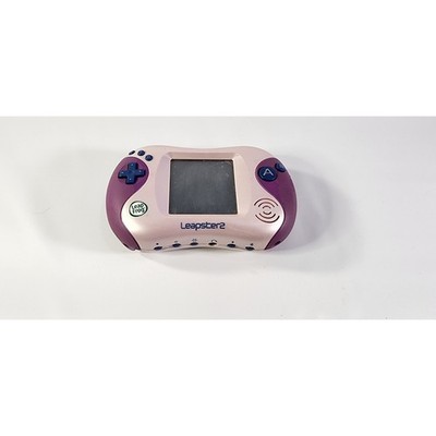 LeapFrog Leapster 2 Pink Purple Handheld Learning Game Console System not tested