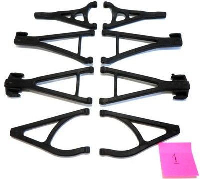 8er Set Arme vorne & hinten, oben & unten für Traxxas 1/10 E-Revo 1.0 #