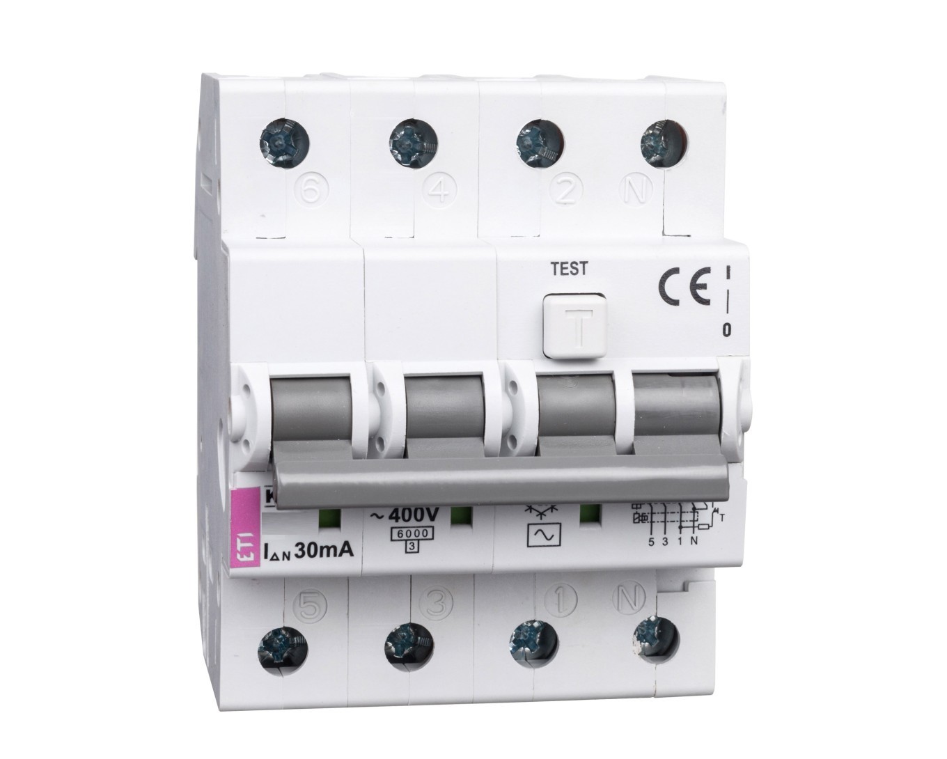 4P 32A B ASTI KZS-4M 002174007 Differential Current Switch