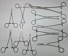 Lot of 10-Mueller,Jarit, More Mixed Surgical Tools Forceps Clamps Instruments-44