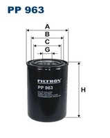 Filtron Kraftstofffilter PP 963 Anschraubfilter FüR Scania M24X1.5 Bus 1