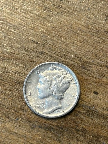 1945S Mercury Dime AU