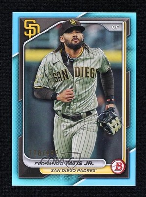 2024 Bowman Sky Blue Border 118/499 Fernando Tatis Jr #35 8e3