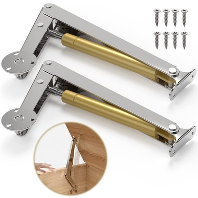 KOMOHOM (2PCS) Lid Support Hinge Soft Close Toy Box Hinges Gas Struts Heavy D...