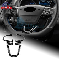 Carbon Fiber Car Steering Wheel Panel Sticker For Ford Focus Se St Rs 2015-2018 Carbon Fiber Car Steering Wheel Panel Sticker For Ford Focus Se St Rs 2015-2018