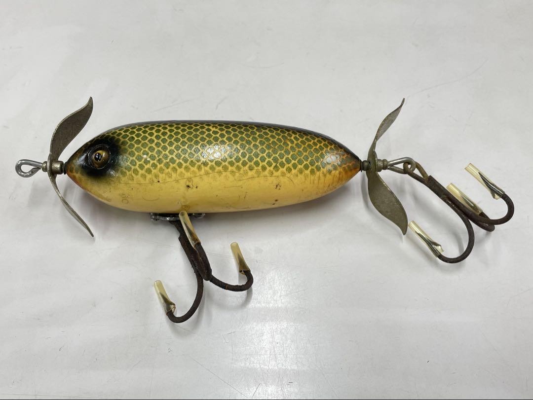 HEDDON #350 MUSKY SURFUSSER グリンスケール Heddon 350 Musky Surfusser Greenscale | eBay