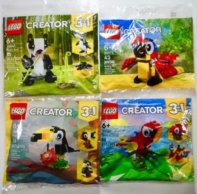 LEGO Creator: 31031 Rainforest Animals 31157 Peacock 30472 30641 30688 30581