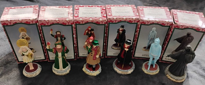 1993 Novelino A Christmas Carol By Charles Dickens Figurines Set Of Six
