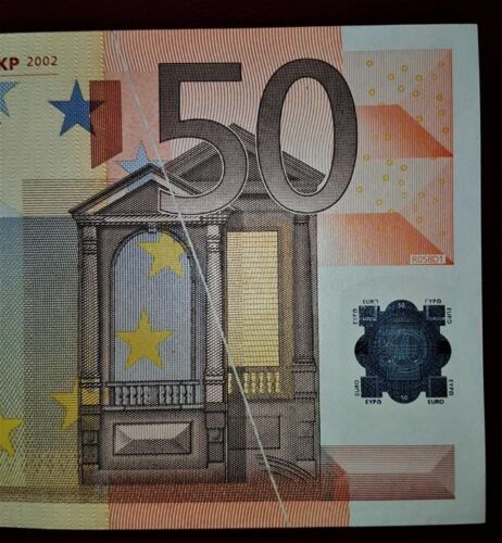 BILLET DE 50 EUROS P.4x DÉFAUT D'ERREUR RARE NEUF - Photo 1/4