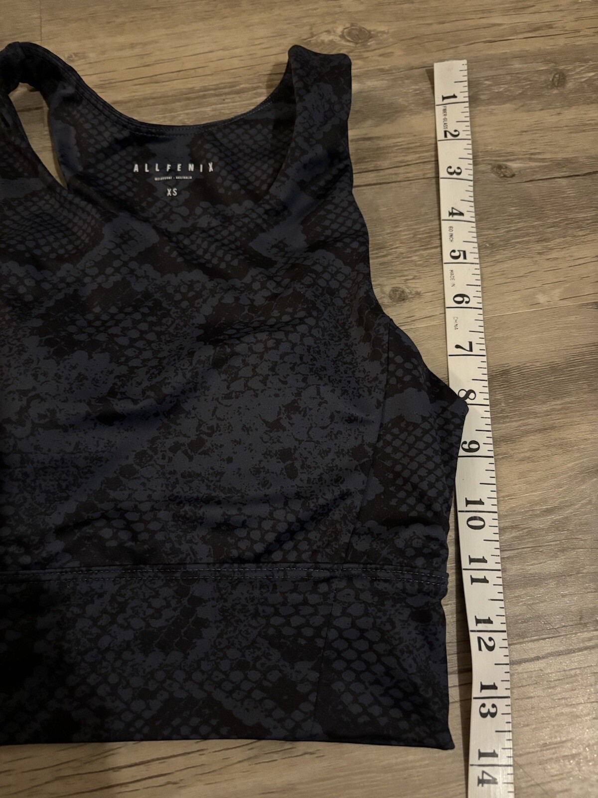 ALLFENIX Python Snakeskin High Neck Longline Padd… - image 5