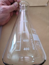 Laborbedarf Erlenmeyerkolben  1000 ml gebördelt
