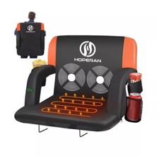 Heated Massage Stadium Seats for Bleachers with Back Support, 3 Levels Heatin...