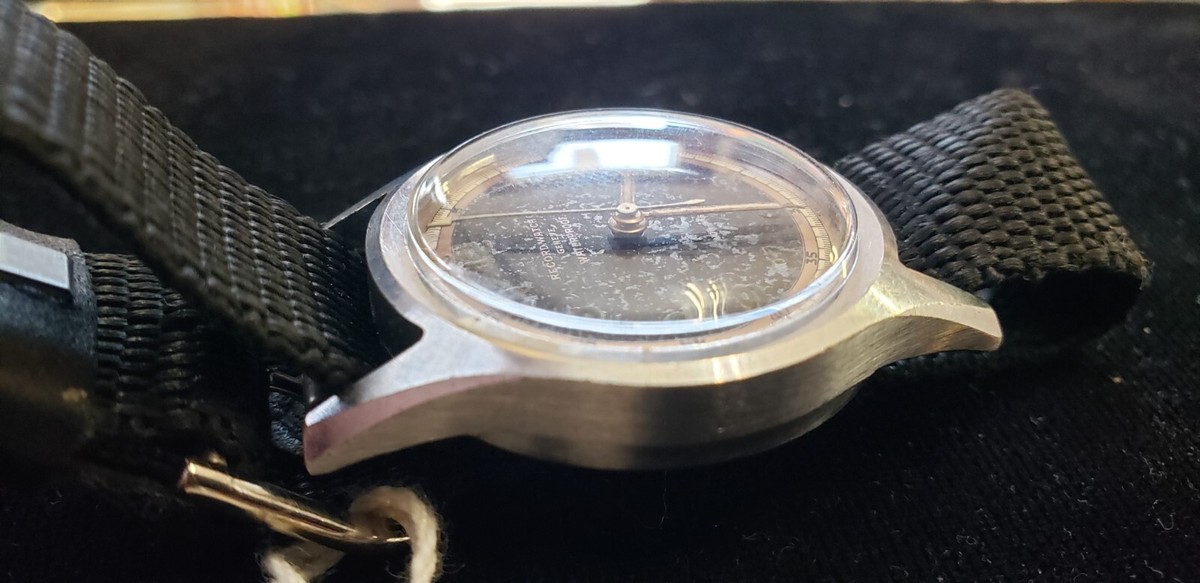 Vintage Record watch Co. Geneve watch, [107], 16j, Military style