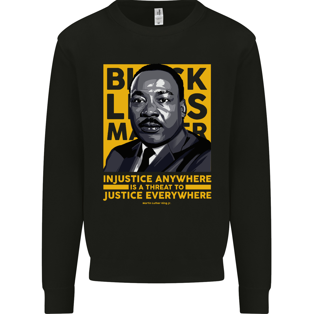 MLK Martin Luther King Black Lives Matter Mens Sweatshirt Jumper