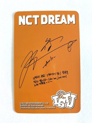 NCT DREAM The 3rd Album ISTJ Official Photocard Jeno Jaemin