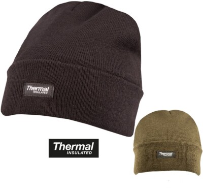 NEU: KombatUK Herren Cold Weather Warm Thermo Isoliert Uni Beanie Bob Mütze