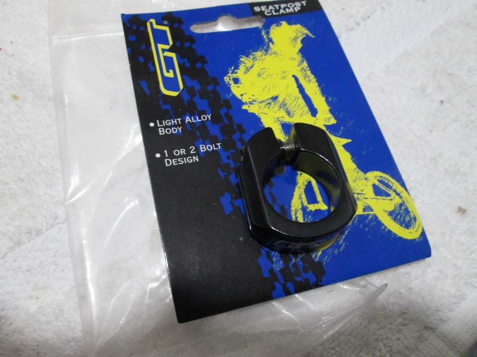 Abrazadera de tija de sillín nos GT bmx negra 25,4 Foto 2 de 4