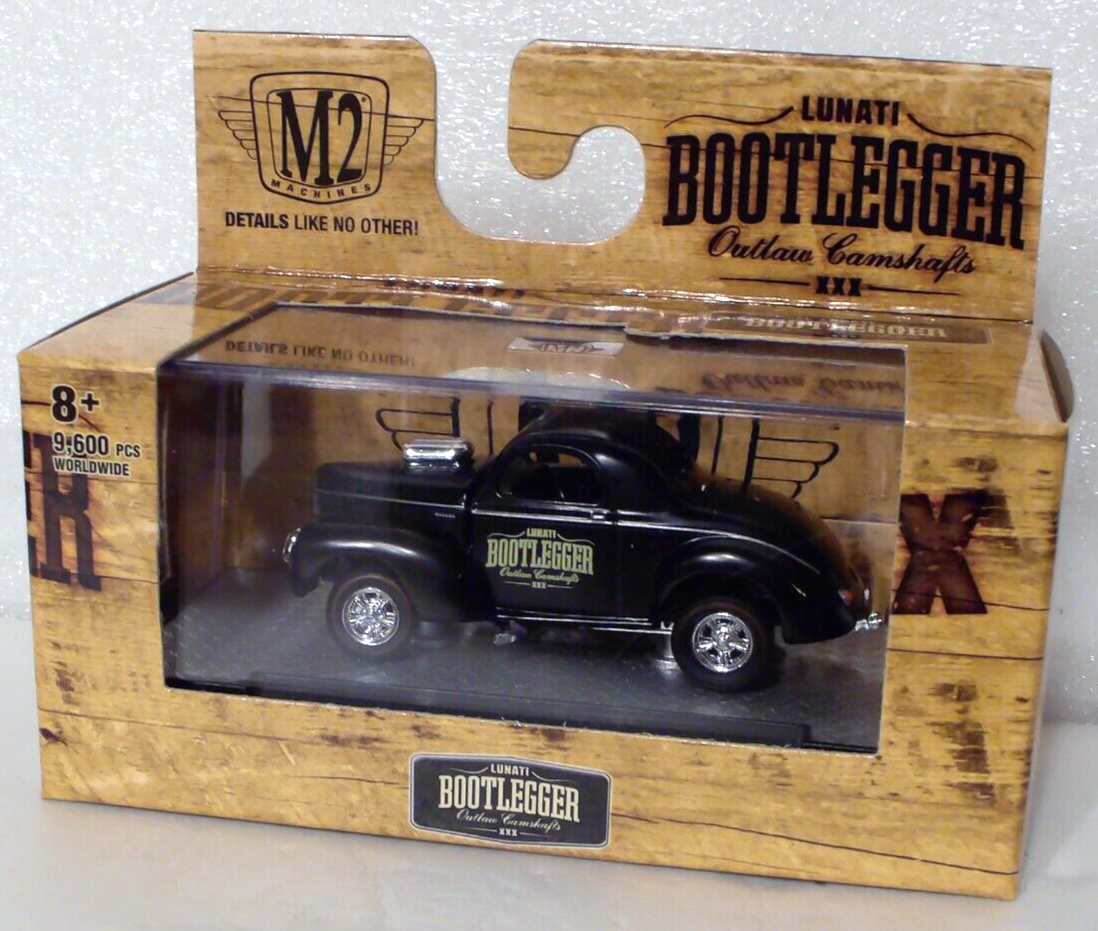 M2 Machines Bootlegger 1941 Willys Coupe Gasser 1:64 Diecast