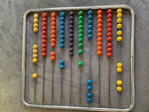 large wooden abacus