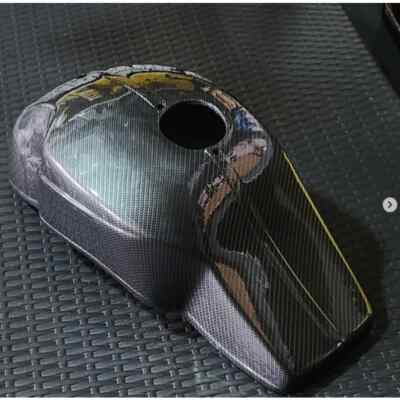 vespa smallframe carbone front fender LM345