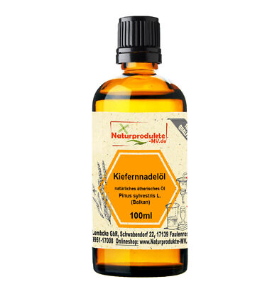 (99,50 EUR/l) Kiefernnadelöl (100 ml) natürliches ätherisches Kiefernnadel Öl