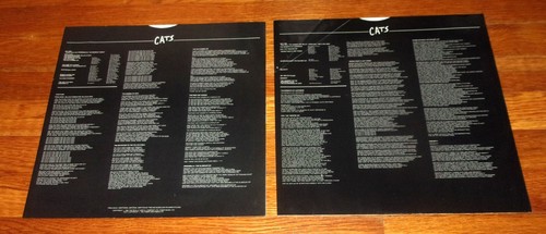CATS-Complete Original Broadway Cast Recording-ANDREW LLOYD WEBBER 2 LP NM-/NM! - Imagen 9 de 10