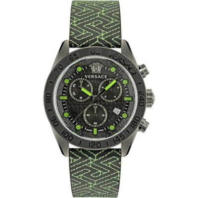 VERSACE Modell GRECA DOME CHRONO VE6K002 23 Herren Armabanduhr Chrono Leder