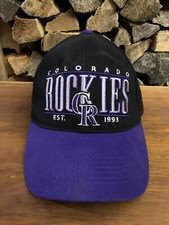 vintage Colorado Rockies MLB Baseball Coors Field EST 1993 cap hat fan favorite