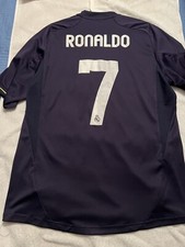 Cristiano Ronaldo Adidas Men's Real Madrid 12/13 Away 110 años 1902-2012 L
