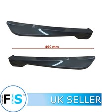 UNIVERSAL FRONT LIP ROCKER SPLITTER SPOILER CANARD GLOSS BLACK 49CM -JGR