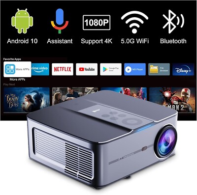 Artlii Play 3 Beamer Full HD Android 10, 5G WLAN Bluetooth Beamer 4k mit 350 