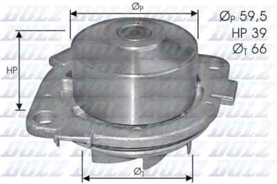 DOLZ S211 Wasserpumpe für FIAT,LANCIA